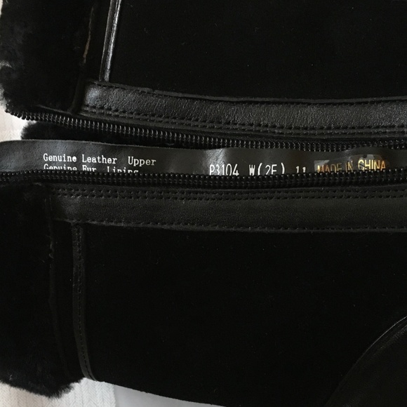 NWT Womans Classic Black  Boots  By HOOPOE size 11. - Picture 7 of 10